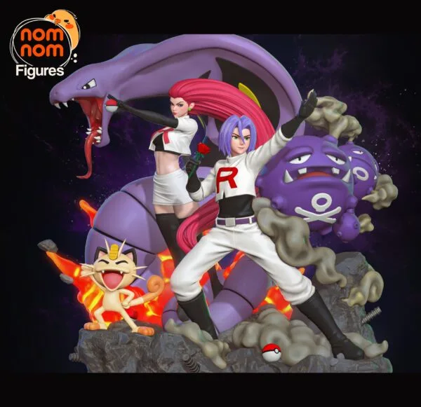 Team Rocket | Dipinta a mano