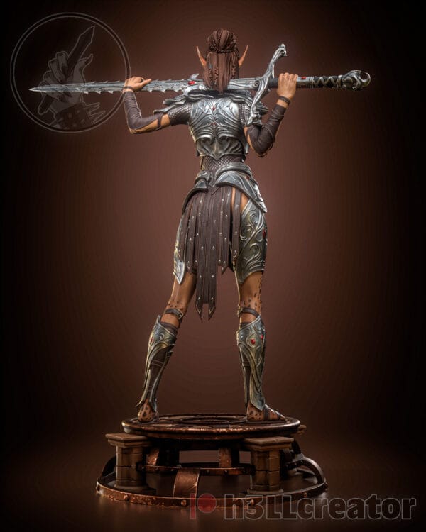 Statua Lae'zel | Dipinta a mano - immagine 3