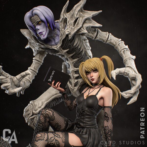 Death Note - Misa Amane con shinigami Rem