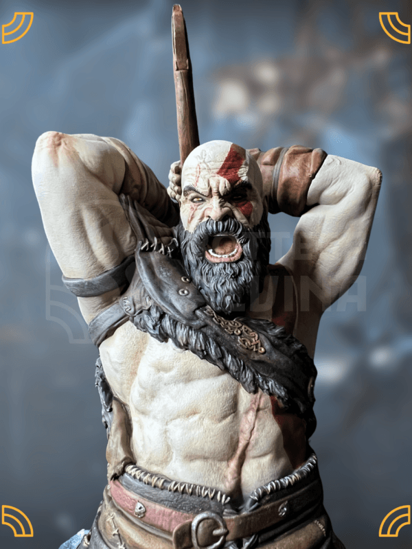 Statua Kratos | Dipinta a mano