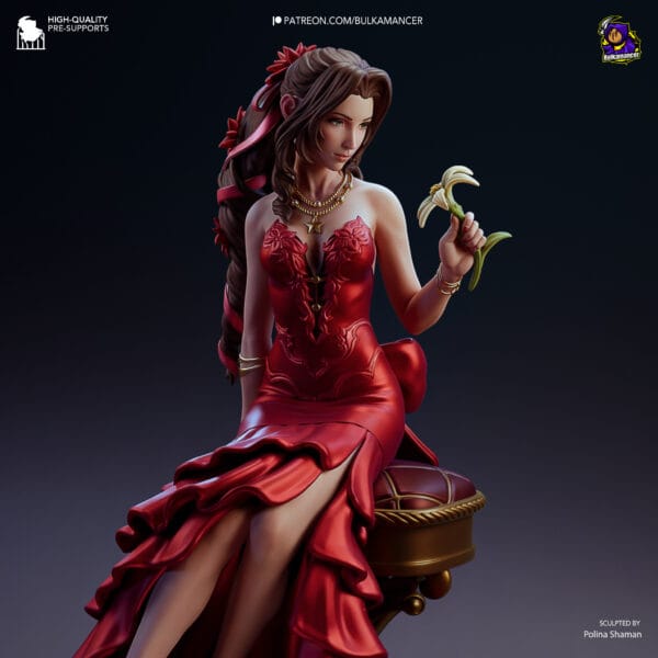 Statua Aerith (Ver.2) | Dipinta a mano - immagine 3