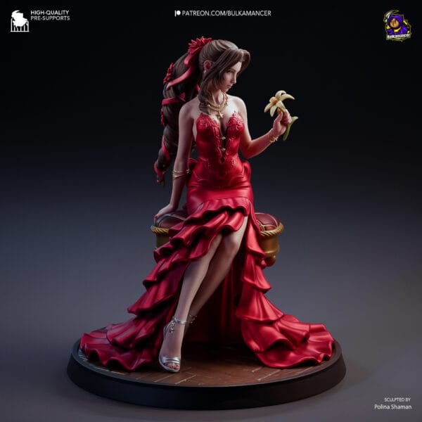 Statua Aerith (Ver.2) | Dipinta a mano - immagine 4