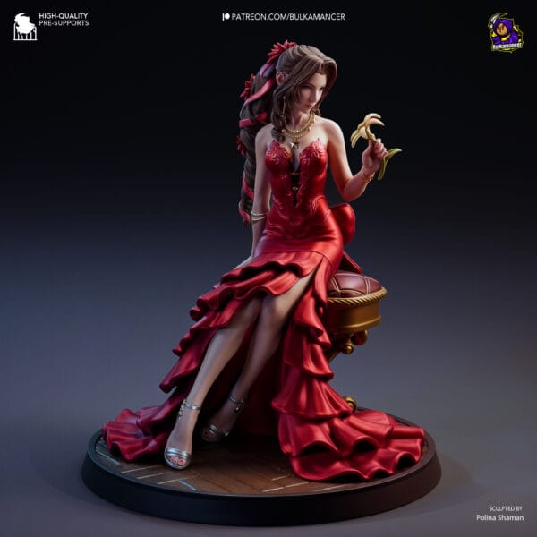 Statua Aerith (Ver.2) | Dipinta a mano - immagine 5