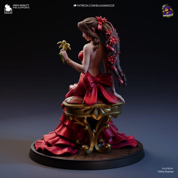 Statua Aerith (Ver.2) | Dipinta a mano - immagine 2