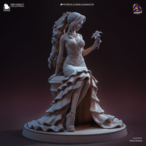Statua Aerith (Ver.2) | Da dipingere - immagine 4