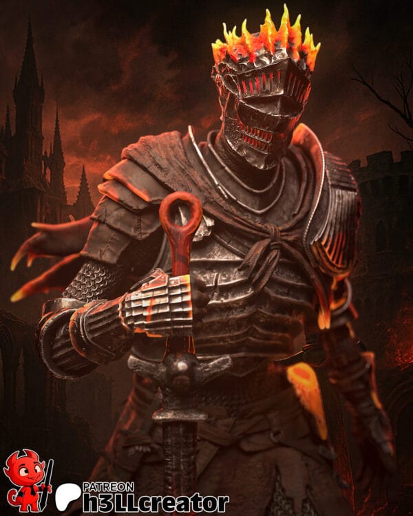 Statua Soul of Cinder | Dipinta a mano