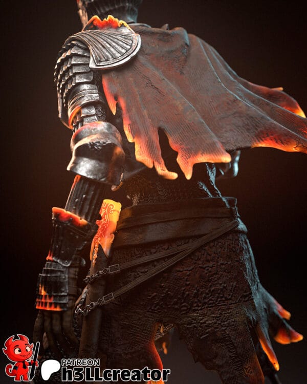 Statua Soul of Cinder | Dipinta a mano - immagine 3