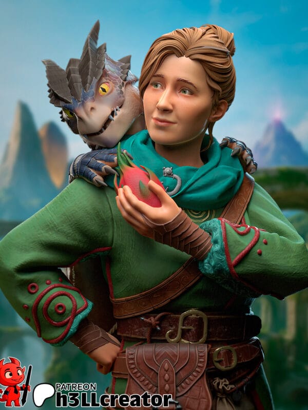 Statua Zoe | Dipinta a mano